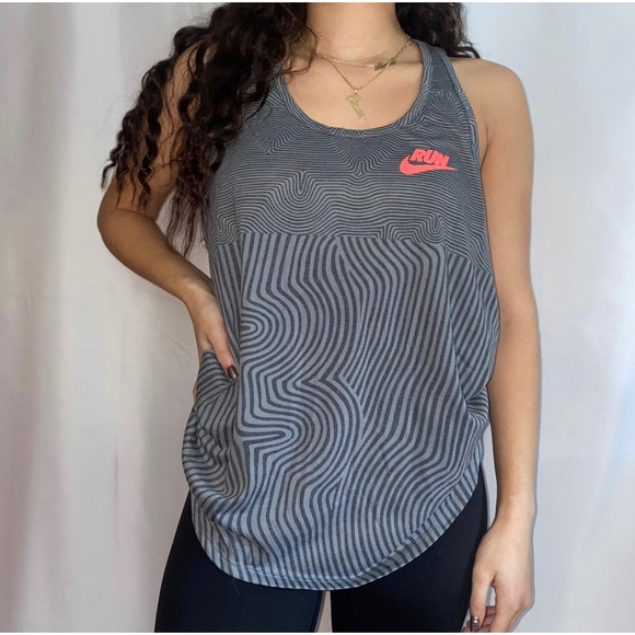 Nike Tops - nike dark grey tank top